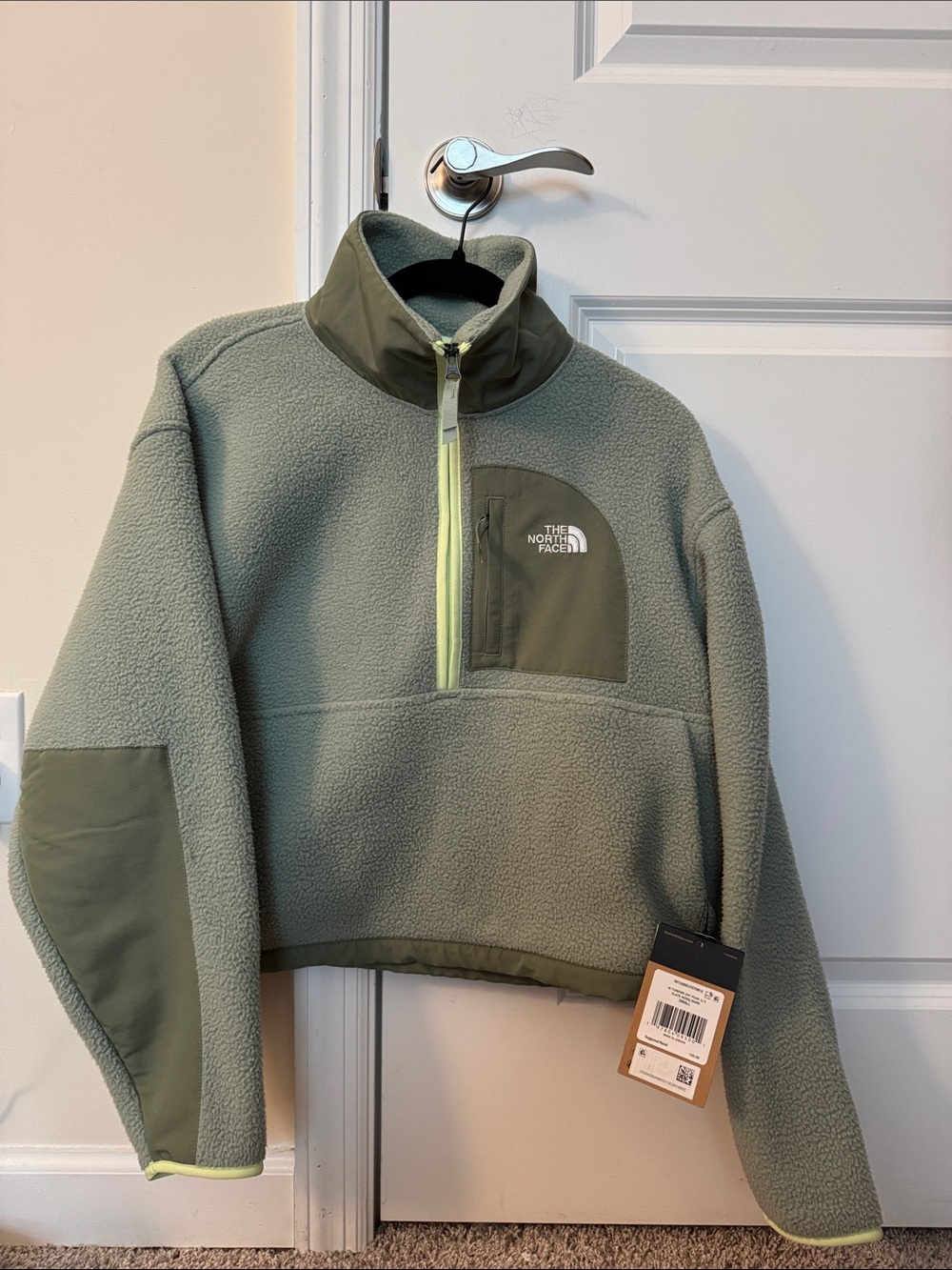 NWT The North Face Slate Moss/Bark Mist Yumiori Off Peak 1/2 Zip Women's Size S - Picture 5 of 13